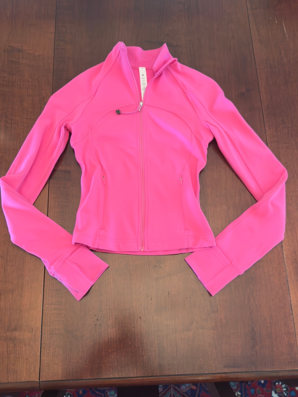 Lululemon Cropped Sonic Pink Full-Zip Define Jacket